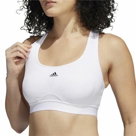 Reggiseno Sportivo Adidas Pwr Ms Pd Bianco