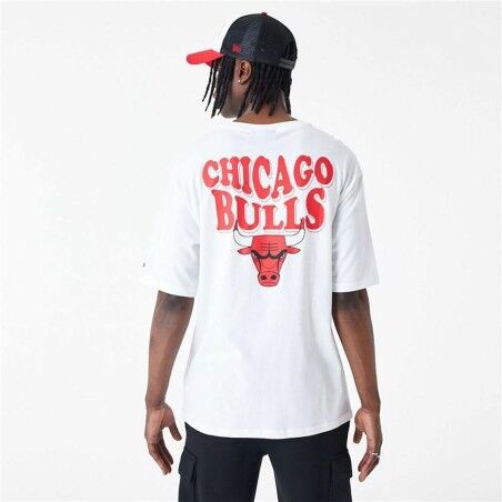 Maglia a Maniche Corte Uomo New Era  SCRIPT OS TEE CHIBUL 60435518 Bianco (M)