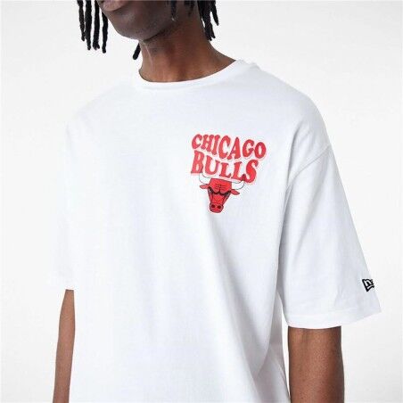 Maglia a Maniche Corte Uomo New Era  SCRIPT OS TEE CHIBUL 60435518 Bianco (M)