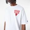 Maglia a Maniche Corte Uomo New Era  SCRIPT OS TEE CHIBUL 60435518 Bianco (M)
