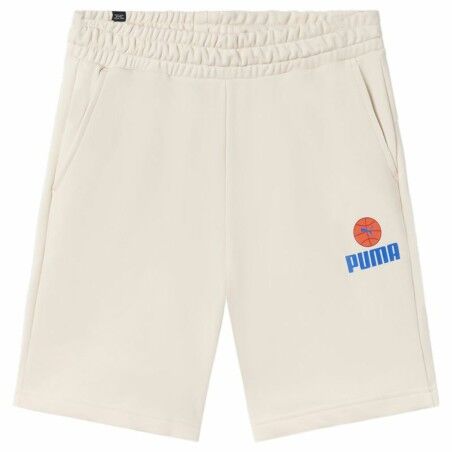 Pantaloncino Sportivo Puma Bppo-000746 Blank Ba Bianco