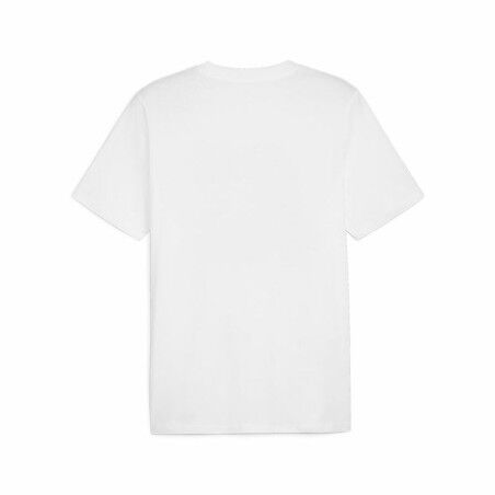 Maglia a Maniche Corte Uomo Puma GRAPHICS Summer Bianco