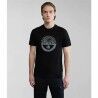 Maglia a Maniche Corte Uomo Napapijri S-Bollo Nero