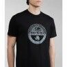 Maglia a Maniche Corte Uomo Napapijri S-Bollo Nero
