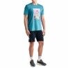 Maglia a Maniche Corte Uomo Astore Sellers Azzurro