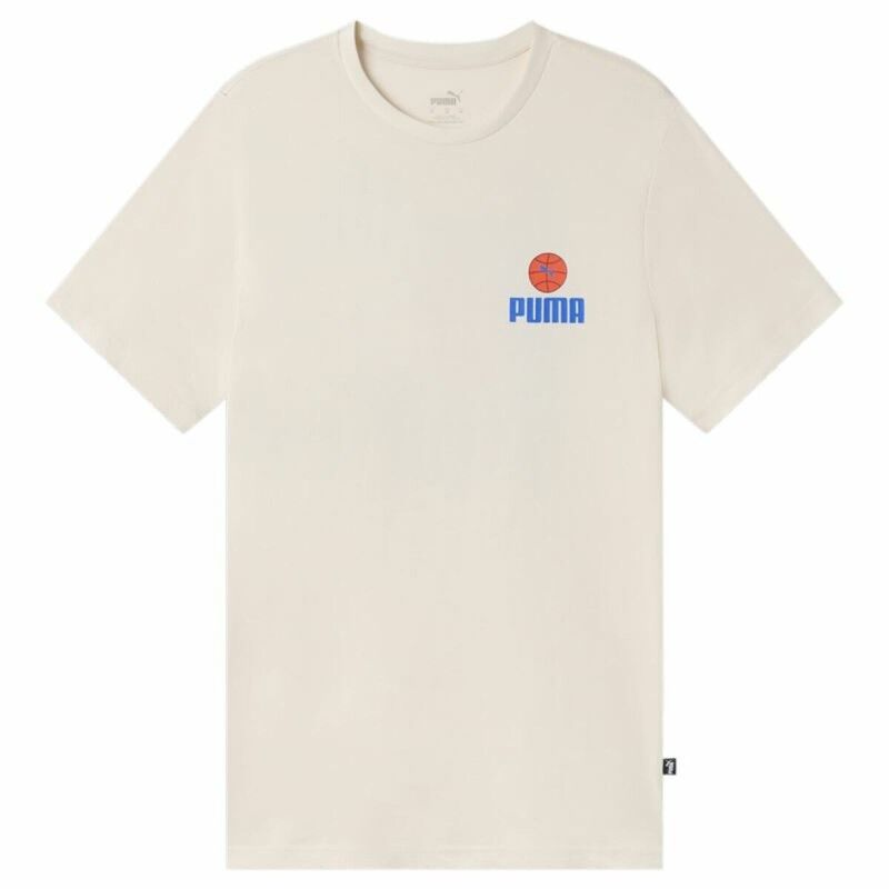 Maglia a Maniche Corte Uomo Puma Chilli Powder Bianco Maglia a Maniche Corte Uomo Puma Chilli Powder Bianco