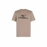 Maglia a Maniche Corte Uomo O'Neill Logo Marrone Chiaro