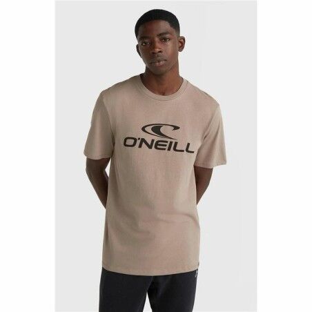 Maglia a Maniche Corte Uomo O'Neill Logo Marrone Chiaro