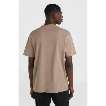 Maglia a Maniche Corte Uomo O'Neill Logo Marrone Chiaro