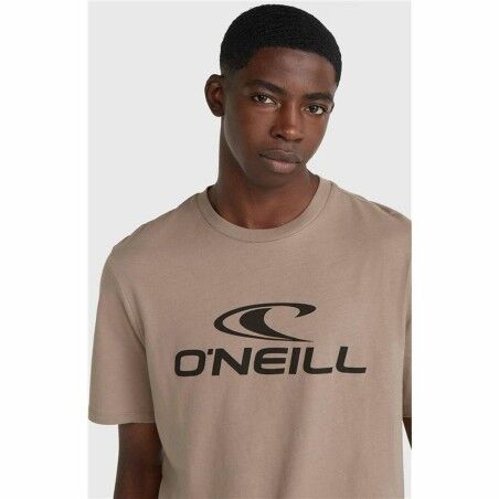 Maglia a Maniche Corte Uomo O'Neill Logo Marrone Chiaro