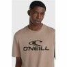 Maglia a Maniche Corte Uomo O'Neill Logo Marrone Chiaro