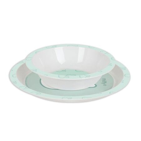 Set di stoviglie per bambini Miffy Menta (5 Pezzi)