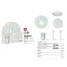 Set di stoviglie per bambini Miffy Menta (5 Pezzi)