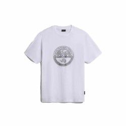 Maglia Sportiva a Maniche Corte Napapijri S-Bollo Ss 1  Bianco