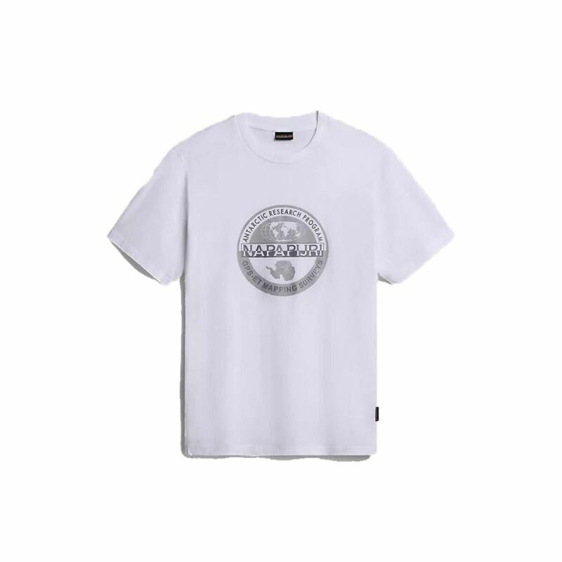 Maglia Sportiva a Maniche Corte Napapijri S-Bollo Ss 1 Bianco Maglia Sportiva a Maniche Corte Napapijri S-Bollo Ss 1 Bianco