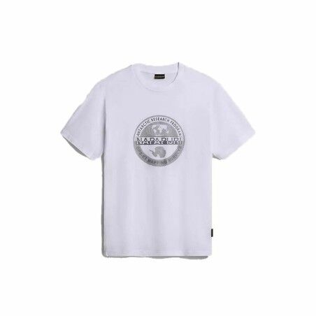 Maglia Sportiva a Maniche Corte Napapijri S-Bollo Ss 1  Bianco