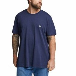 Maglia Sportiva a Maniche Corte Lee Ss Patch Logo  Azzurro
