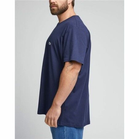 Maglia Sportiva a Maniche Corte Lee Ss Patch Logo  Azzurro