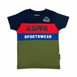 Maglia a Maniche Corte per Bambini Kappa 8056M00058 Blu Marino