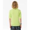 Maglia a Maniche Corte per Bambini Rip Curl Wave Upf Verde limone
