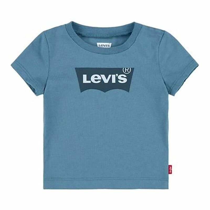 Maglia a Maniche Corte per Bambini Levi's Coronet Azzurro Maglia a Maniche Corte per Bambini Levi's Coronet Azzurro