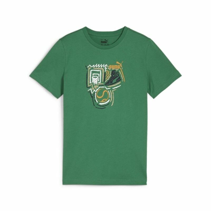 Maglia a Maniche Corte per Bambini Puma Graphic Maglia a Maniche Corte per Bambini Puma Graphic