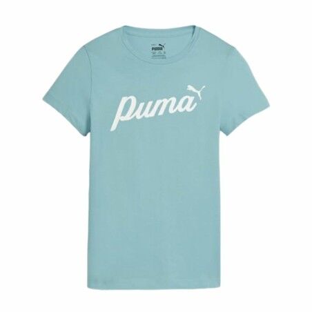 Maglia a Maniche Corte per Bambini Puma Essentials+ Script