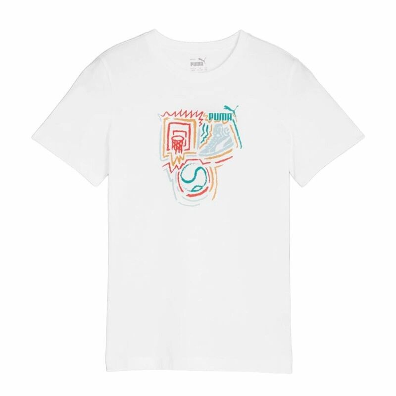 Maglia a Maniche Corte per Bambini Puma GRAPHICS Maglia a Maniche Corte per Bambini Puma GRAPHICS