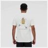 Maglia a Maniche Corte Uomo New Balance Sport Essentials Barrel Bianco