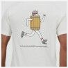Maglia a Maniche Corte Uomo New Balance Sport Essentials Barrel Bianco