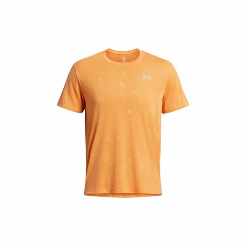 Maglia a Maniche Corte Uomo Under Armour Launch Arancione scuro Maglia a Maniche Corte Uomo Under Armour Launch Arancione scuro