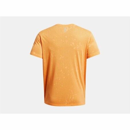 Maglia a Maniche Corte Uomo Under Armour Launch Arancione scuro