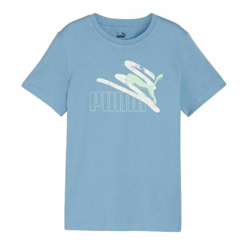 Maglia a Maniche Corte per Bambini Puma Essentials+ AB Summer Maglia a Maniche Corte per Bambini Puma Essentials+ AB Summer