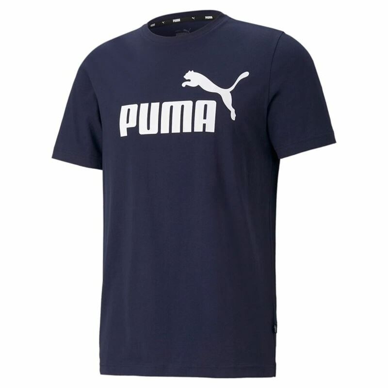 Maglia a Maniche Corte Uomo Puma Ess Logo Maglia a Maniche Corte Uomo Puma Ess Logo