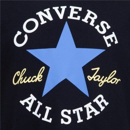 Maglia a Maniche Corte per Bambini Converse Sustainable Core Sse Nero