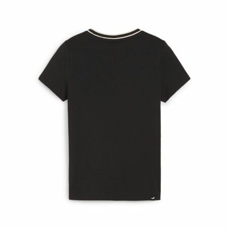Maglia a Maniche Corte per Bambini Puma QUAD G Nero