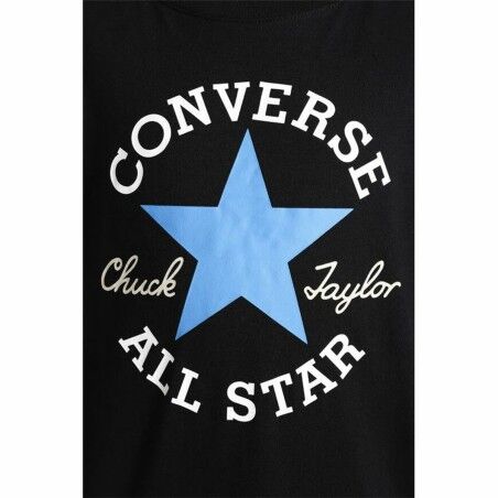 Maglia a Maniche Corte per Bambini Converse Sustainable Core Nero