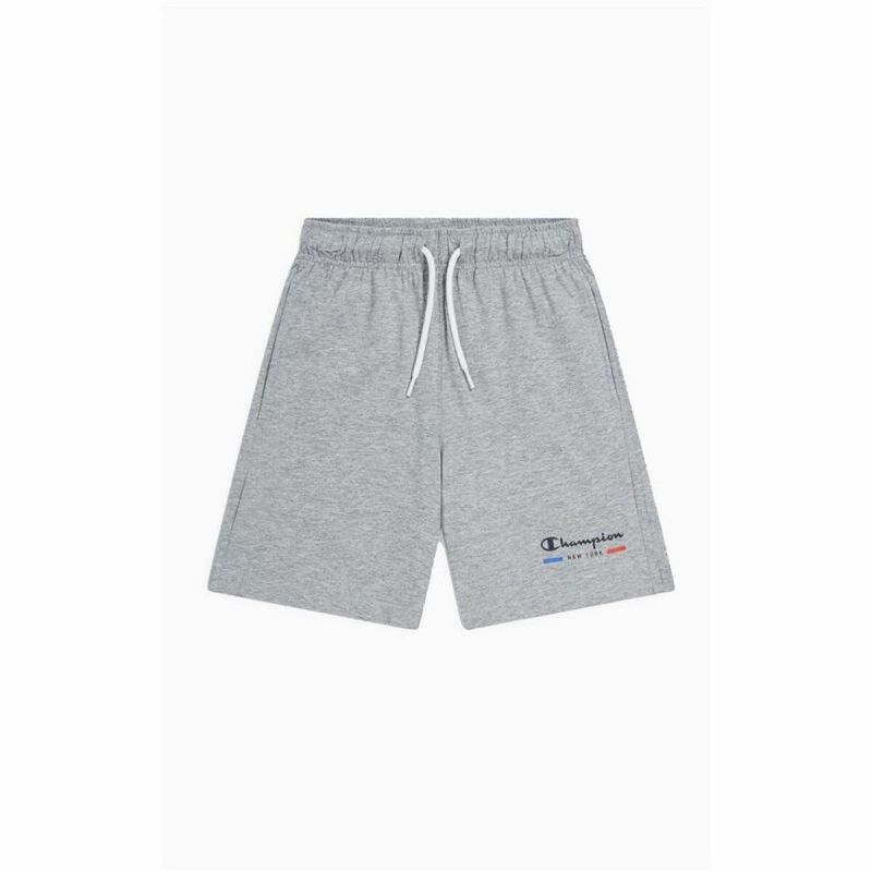 Shorts per bambini Champion Logo Grigio Shorts per bambini Champion Logo Grigio