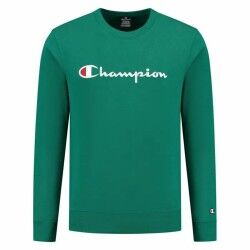 Felpa senza Cappuccio Uomo Champion Crewneck Verde