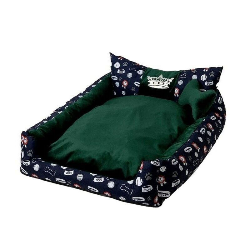 Letto per animali domestici GO GIFT L Verde 90 x 16 x 50 cm Letto per animali domestici GO GIFT L Verde 90 x 16 x 50 cm