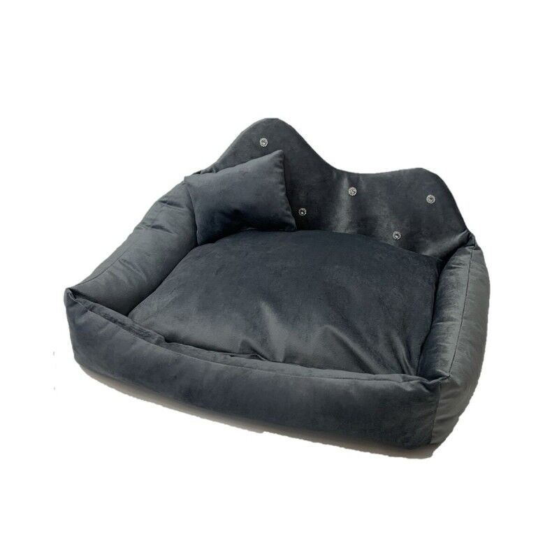 Letto per animali domestici GO GIFT L Grigio 52 x 1 x 42 cm Letto per animali domestici GO GIFT L Grigio 52 x 1 x 42 cm