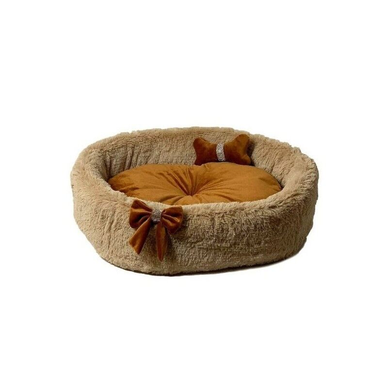 Letto per animali domestici GO GIFT XL Cammello 60 x 18 x 60 cm Letto per animali domestici GO GIFT XL Cammello 60 x 18 x 60 cm