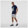 Maglia a Maniche Corte Uomo New Balance Sport Essentials Triathlon Azzurro
