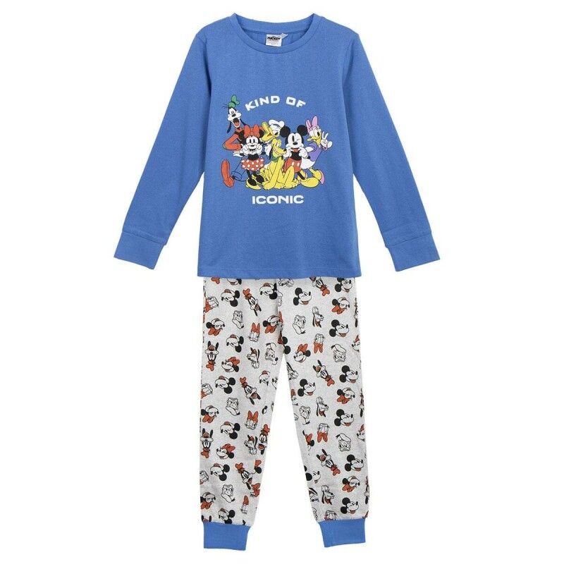 Pigiama Per bambini Mickey Mouse Azzurro Pigiama Per bambini Mickey Mouse Azzurro