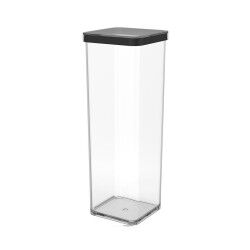 Secchio contenitore Rotho Nero Trasparente Silicone Plastica
