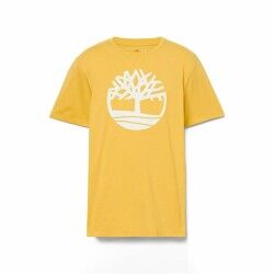 Maglia a Maniche Corte Uomo Timberland Kennebec River Tree Logo Short Giallo