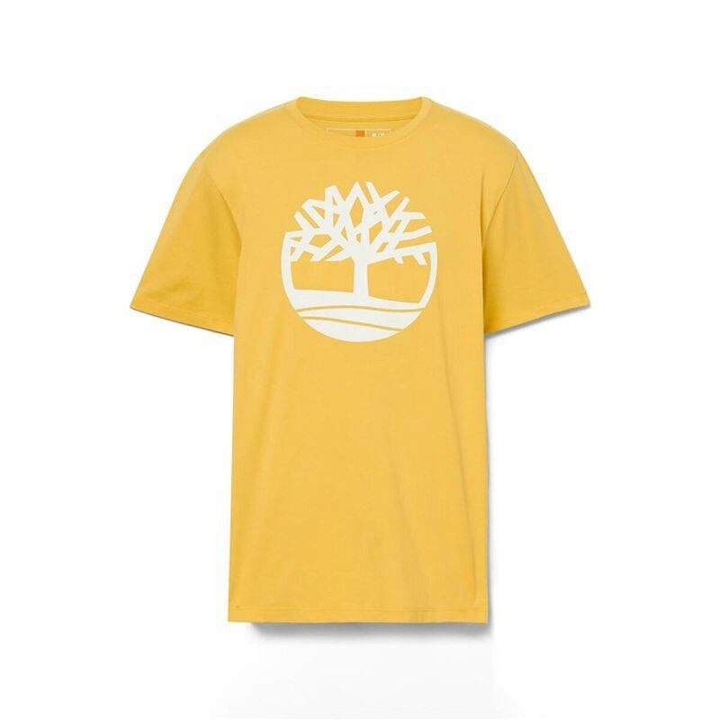 Maglia a Maniche Corte Uomo Timberland Kennebec River Tree Logo Short Giallo Maglia a Maniche Corte Uomo Timberland Kennebec River Tree Logo Short Giallo