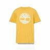 Maglia a Maniche Corte Uomo Timberland Kennebec River Tree Logo Short Giallo