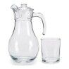 Set di Bicchieri Vivalto BIG-S3604465 Trasparente Vetro Brocca