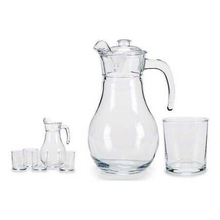 Set di Bicchieri Vivalto BIG-S3604465 Trasparente Vetro Brocca